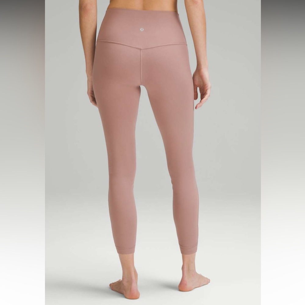 Women’s Lululemon Align High Rise Pants Leggings 25" Twilight Rose Size 2